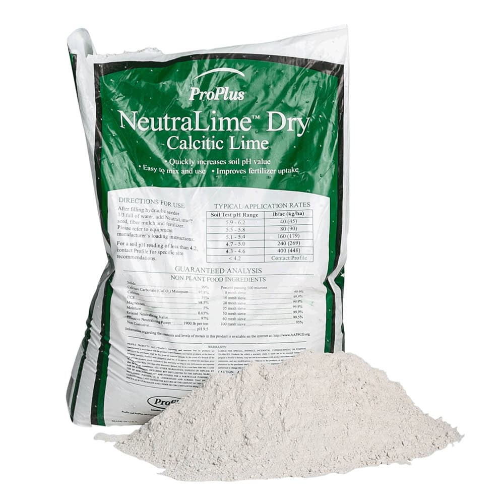 NeutraLime soil conditioner product packaging