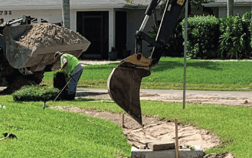 Installation of Bold & Gold Filtration Media in Cape Coral