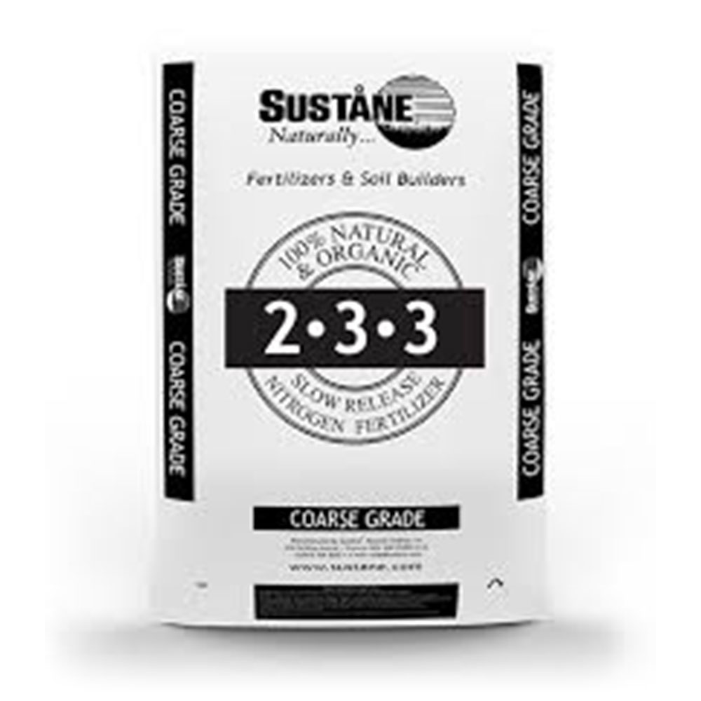 2-3-3 Sustane fertilizer soil